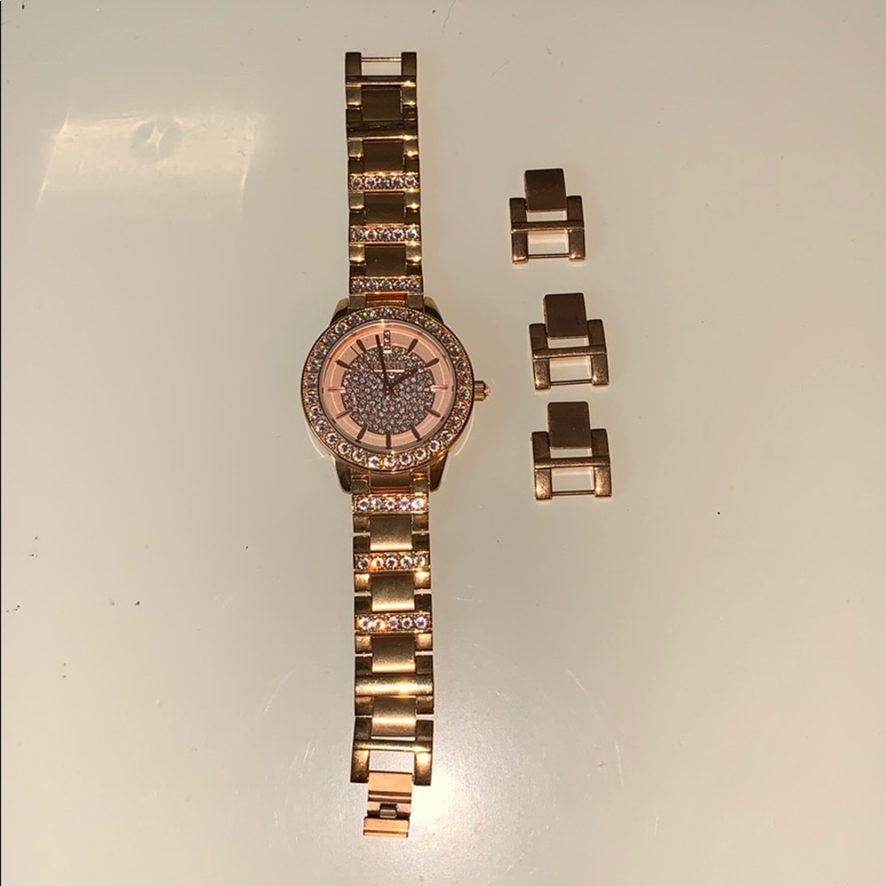 Rose Gold Fossil Watch